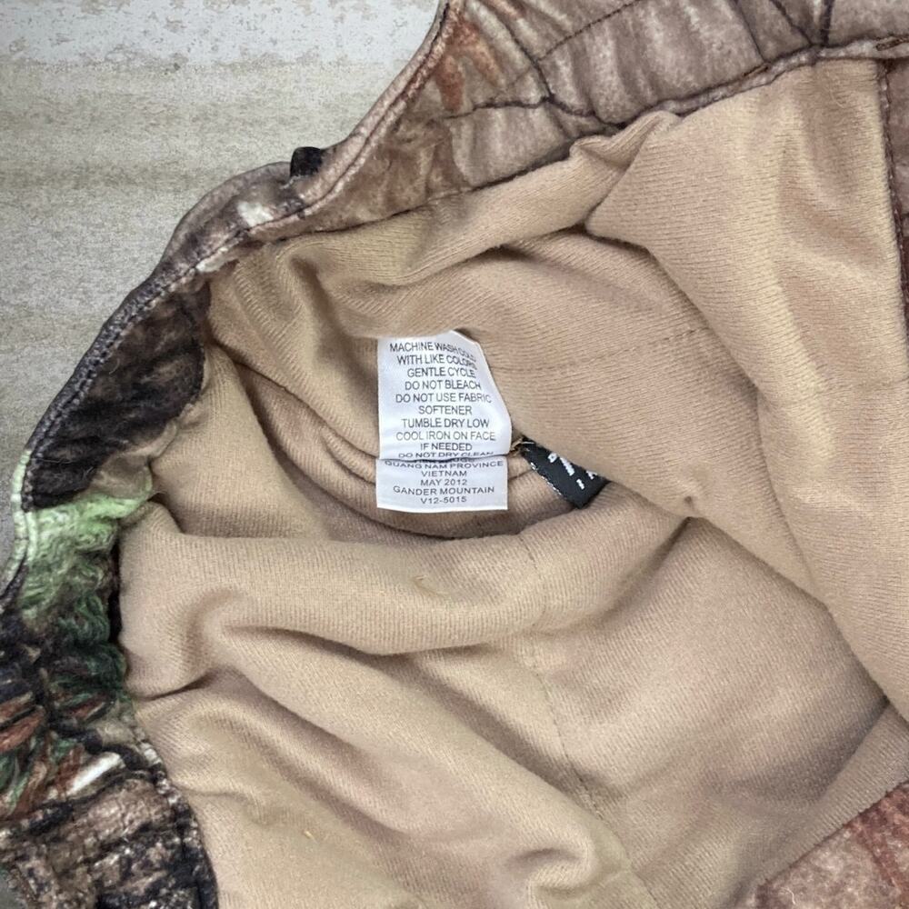 Vintage 90s Realtree Hunting Camo Overalls Youth S Baggy Wide Leg Fit Insulated - Picture 4 of 5